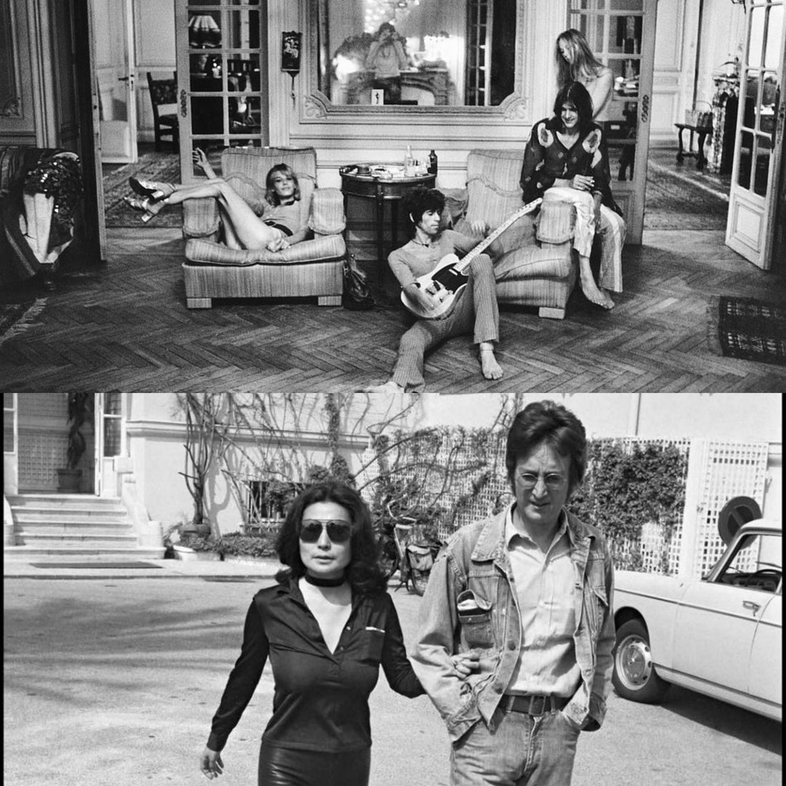 John Lennon and Yoko Ono visit Keith Richards in France – 19 May 1971