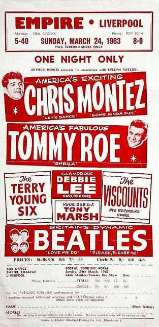 The Beatles Live at Empire Theatre Liverpool – 24 March 1963