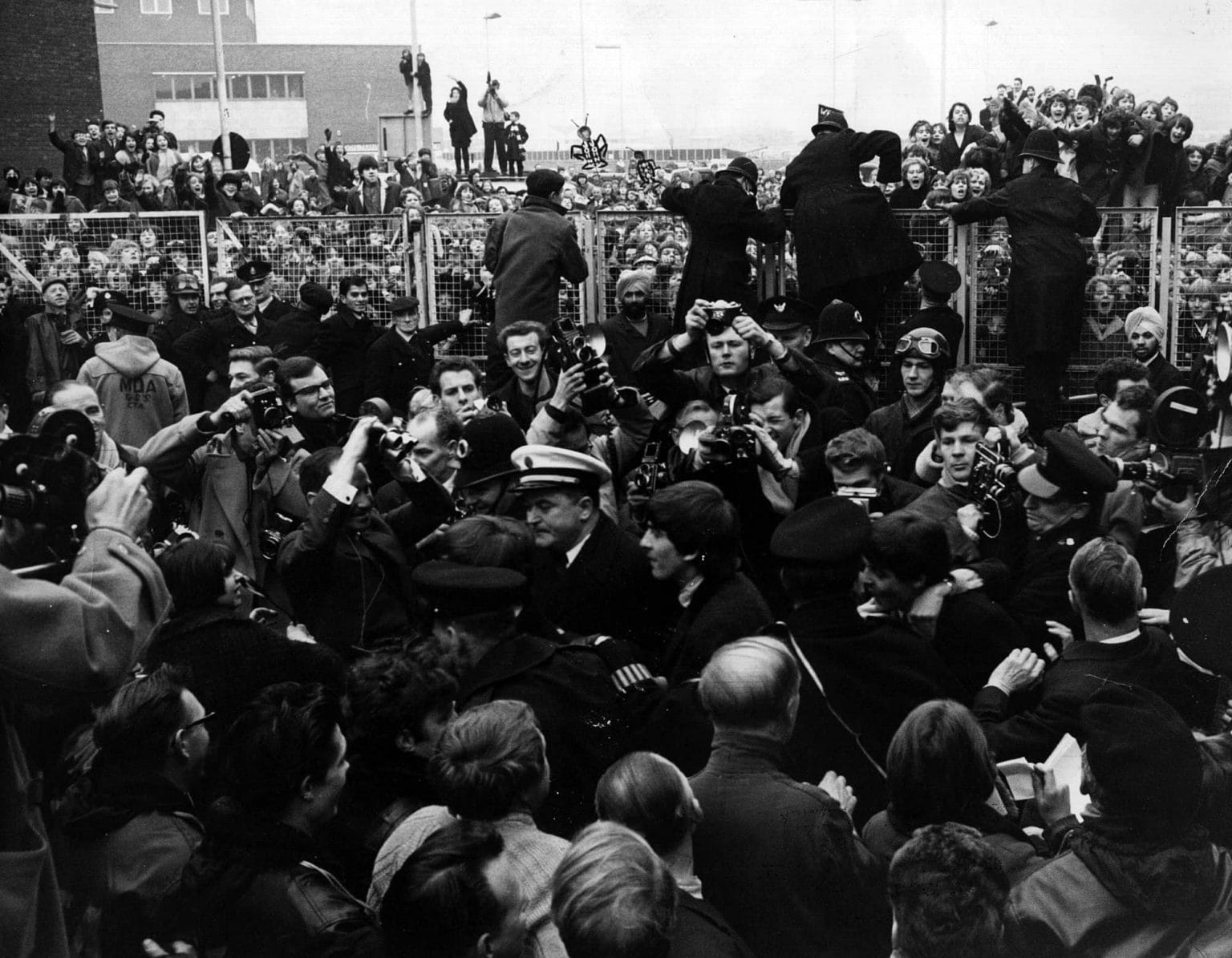 The Beatles Return to London After First U.S. Tour (1964)