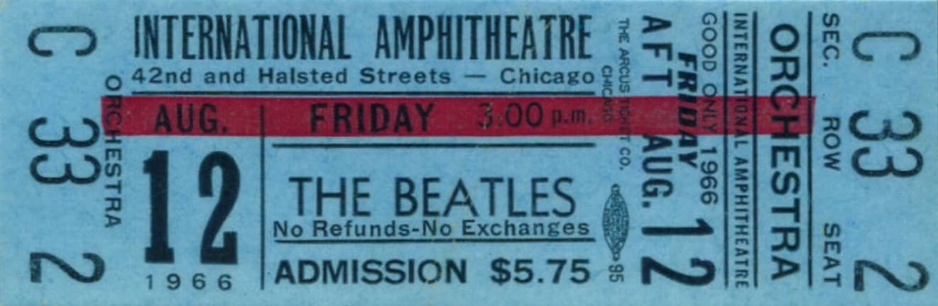 The Beatles live: International Amphitheatre, Chicago – 12 August 1966