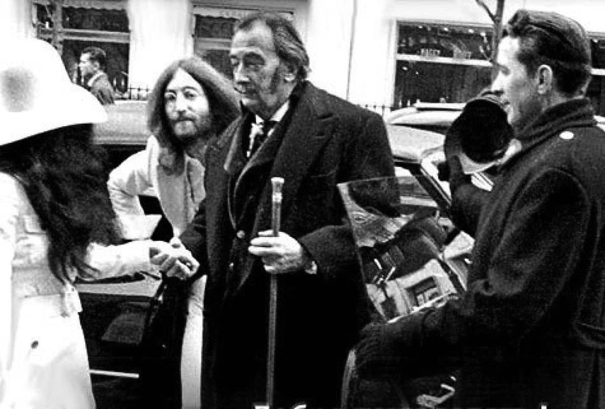 John Lennon Meets Salvador Dalí in Paris – 24 March 1969