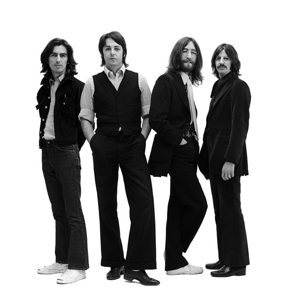 The Beatles at Ducks Walk, River Thames, Twickenham, 9 April 1969
