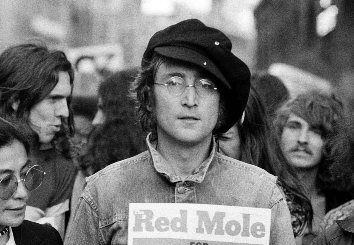 John Lennon and Yoko Ono attend protest march in London – 11 August 1971