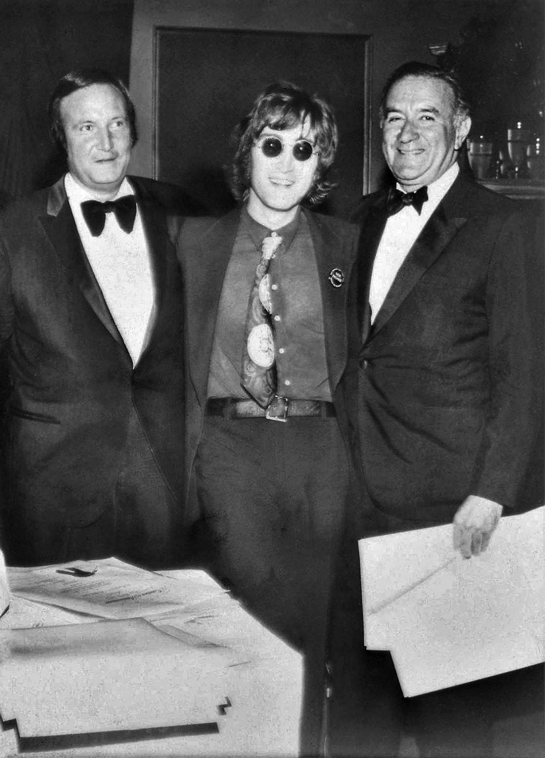 John Lennon and Yoko Ono attend BMI Pop Music Awards dinner – 25 May 1972