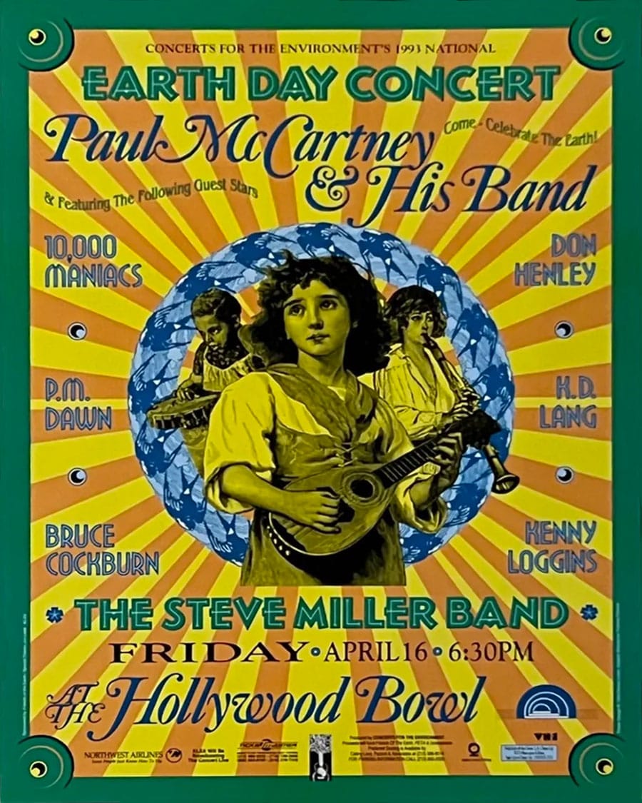 Paul McCartney Earth Day Concert – Hollywood Bowl 16 April 1993 Live Performance