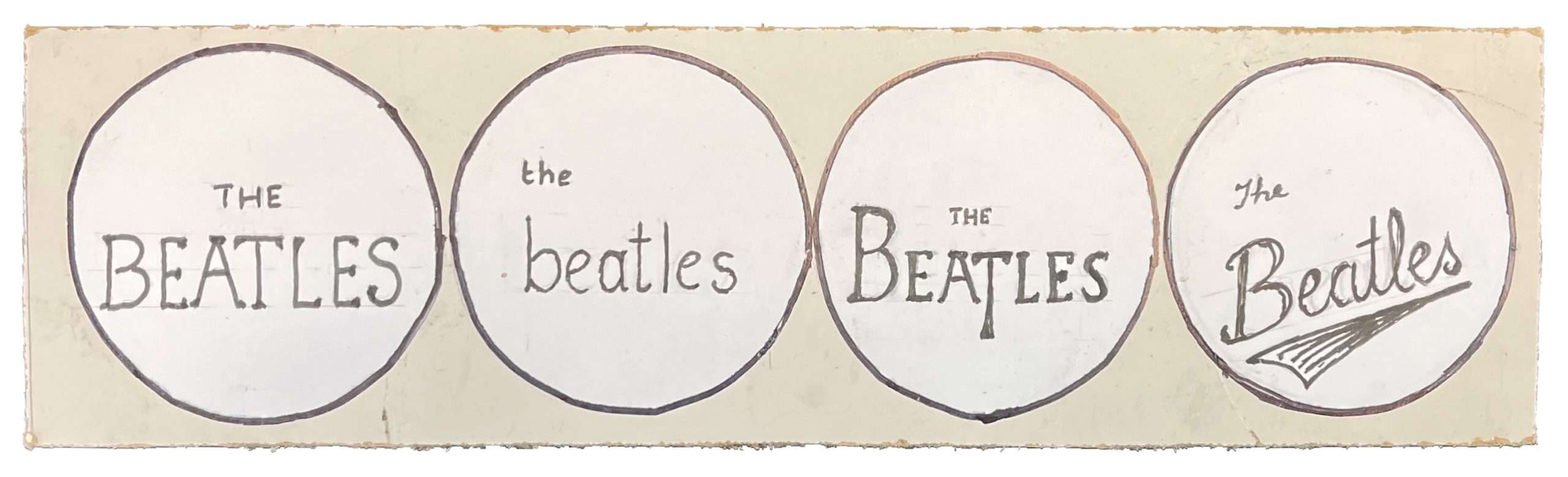 The Beatles Drop-T Drum Logo: How a 1963 Sketch Became an Icon