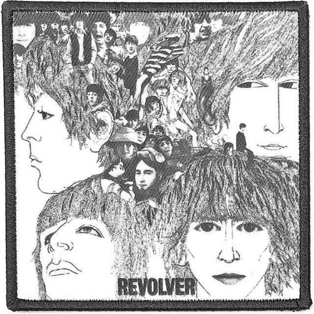 The Beatles Revolver Album Cover Standard Patch — officially licensed