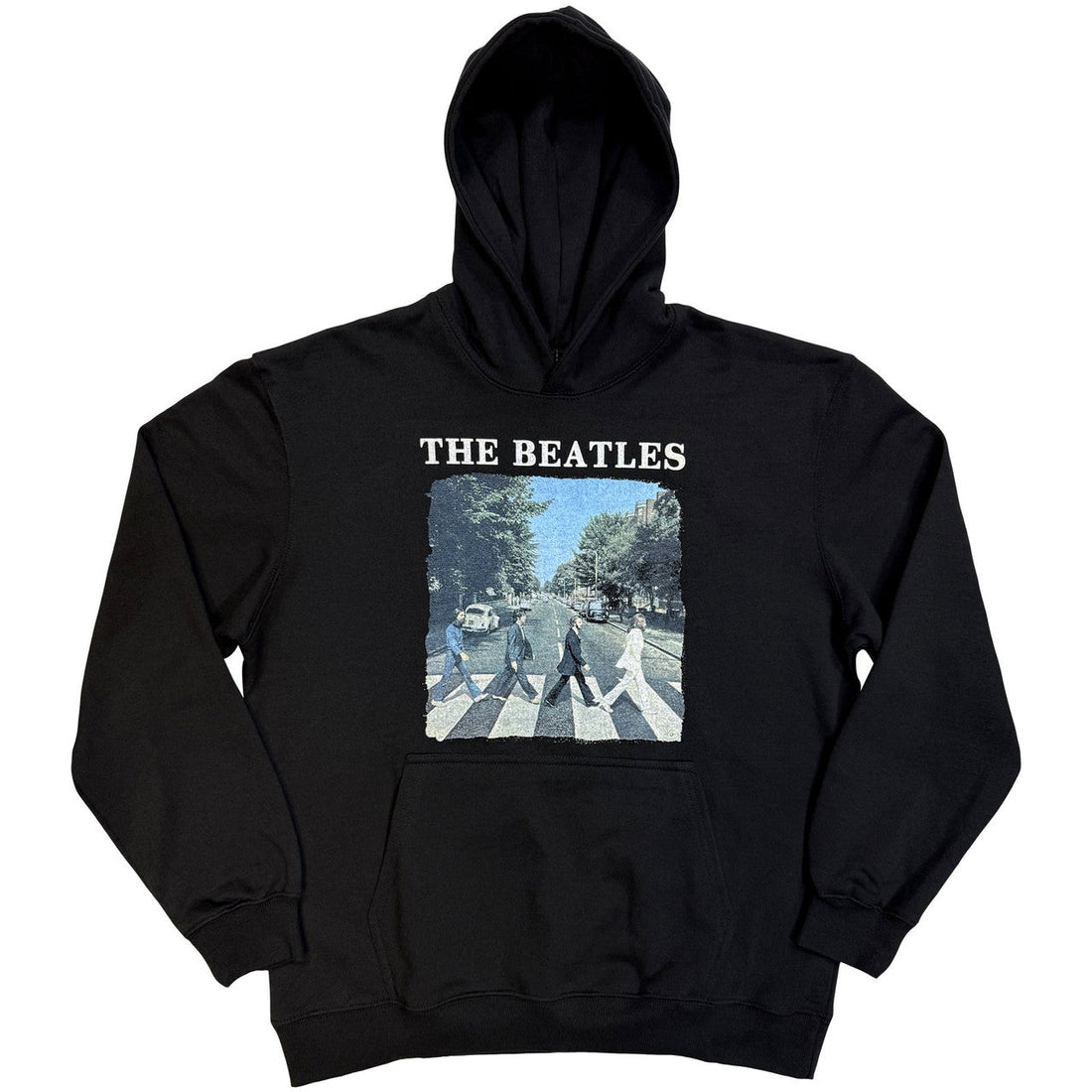 The Beatles Abbey Road Pullover Hoodie Black — officially licensed