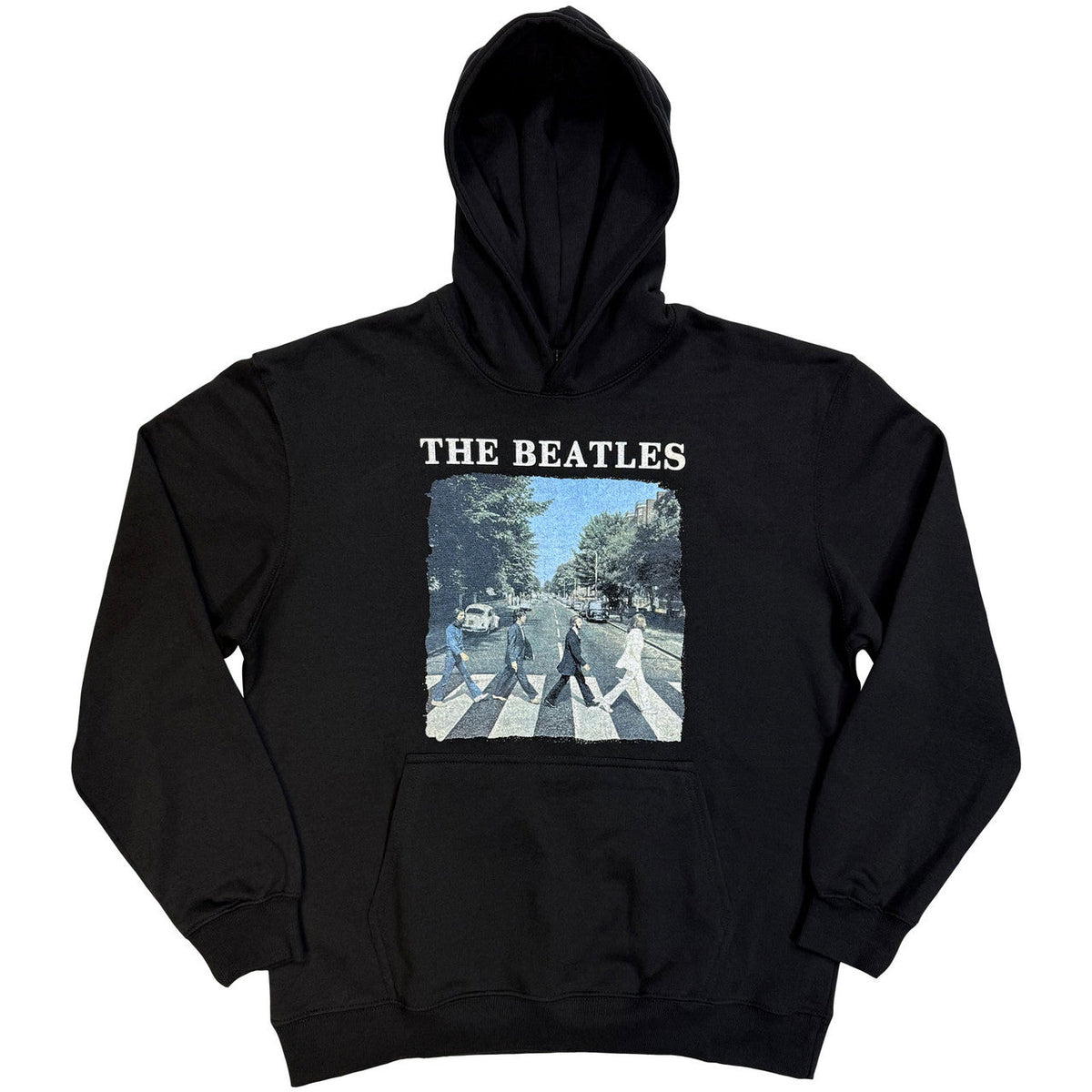 The Beatles Abbey Road Pullover Hoodie Black — officially licensed Beatles apparel