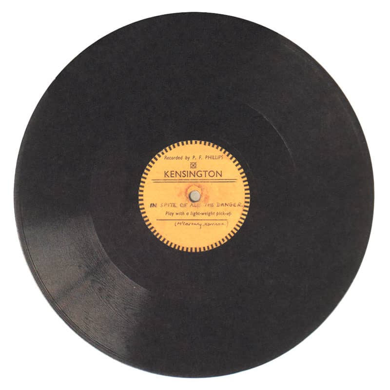 Recording: In Spite Of All The Danger, That'll Be The Day – 12 July 1958
