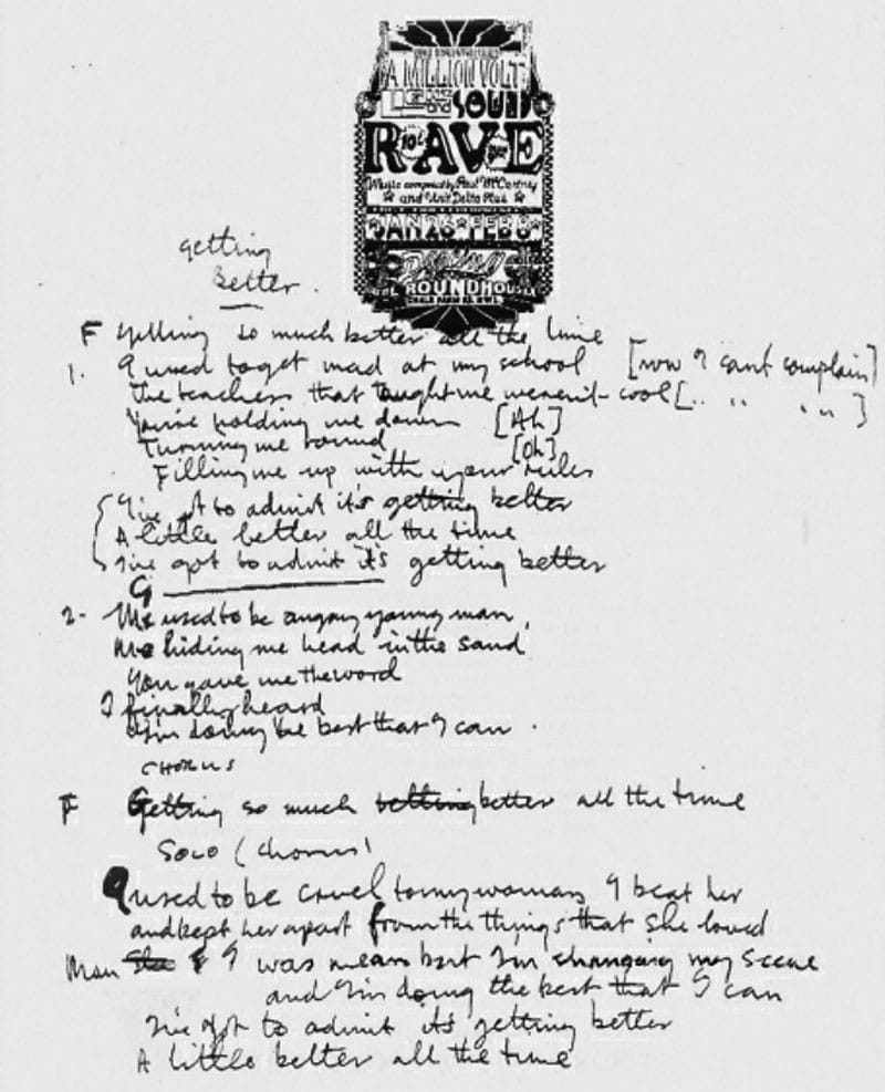 The Beatles Begin Recording ‘Getting Better’ for Sgt Pepper – 9 March 1967
