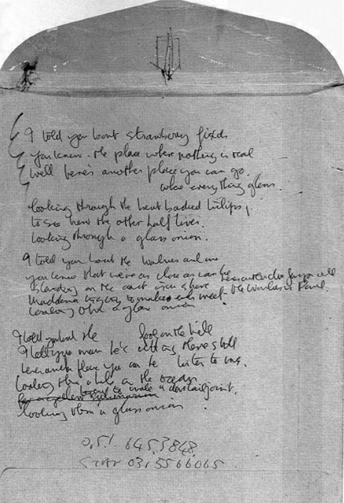 Recording: Glass Onion – 11 September 1968