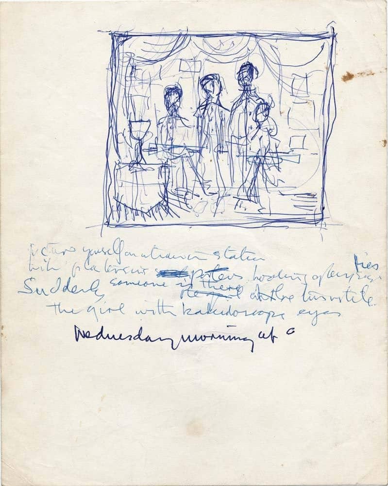 John Lennon’s Handwritten ‘Lucy in the Sky with Diamonds’ Lyrics Sell for $200,000 – 15 May 2011