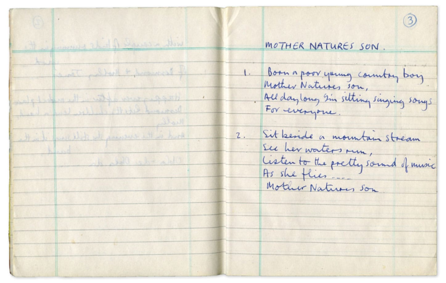 Recording: Not Guilty, Mother Nature’s Son – 9 August 1968