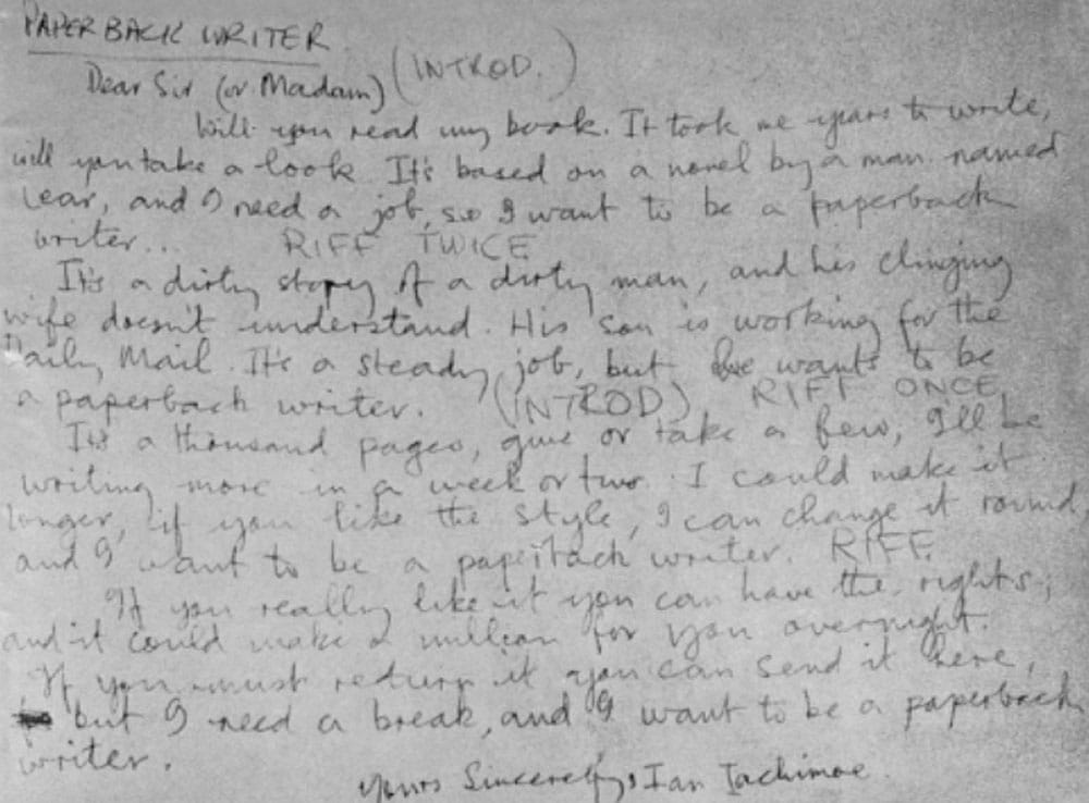 The Beatles Paperback Writer Rain Recording Abbey Road April 1966 Session