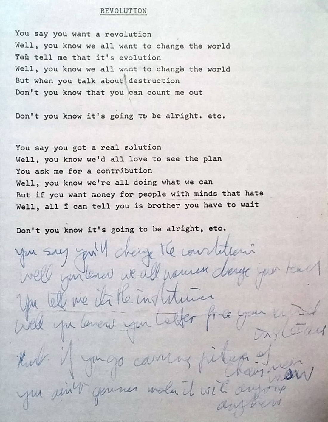 Recording: Revolution 1 – 30 May 1968