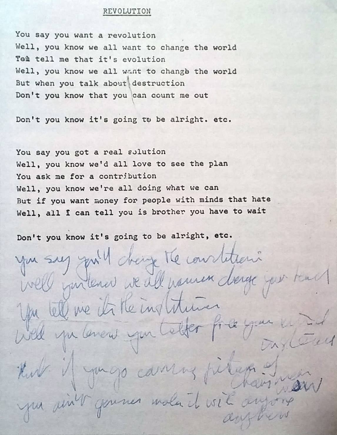 Recording: Revolution 1 – 30 May 1968