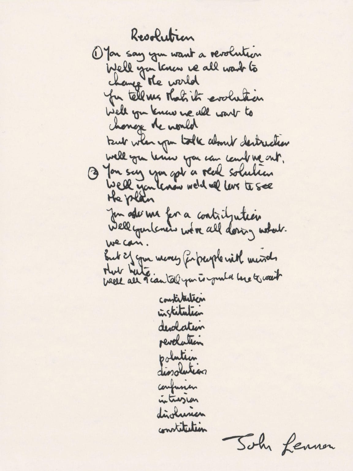 Recording: Revolution 1 – 31 May 1968