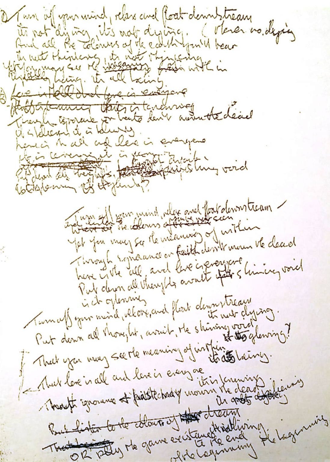 Recording ‘Taxman’ and ‘Tomorrow Never Knows’ – Abbey Road Sessions (22 April 1966)