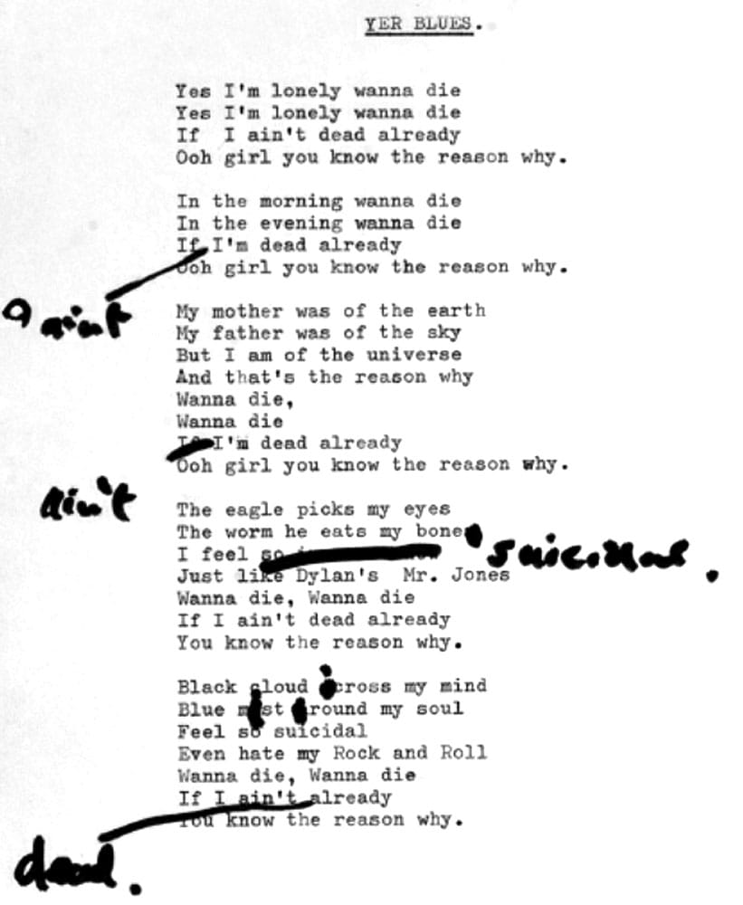 Recording, mixing: Yer Blues, What’s The New Mary Jane – 14 August 1968
