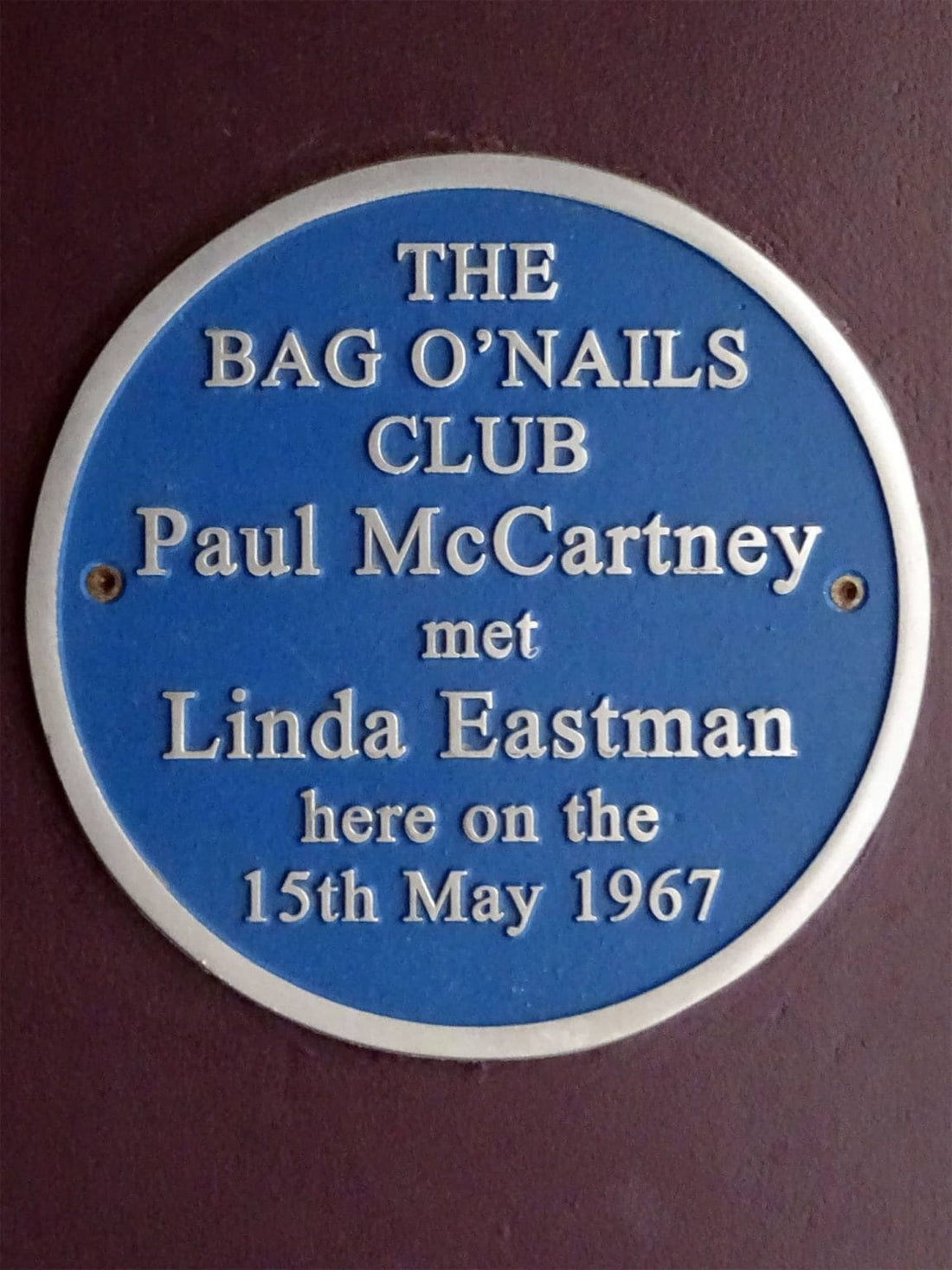 Paul McCartney Meets Linda Eastman at the Bag O’Nails – 15 May 1967
