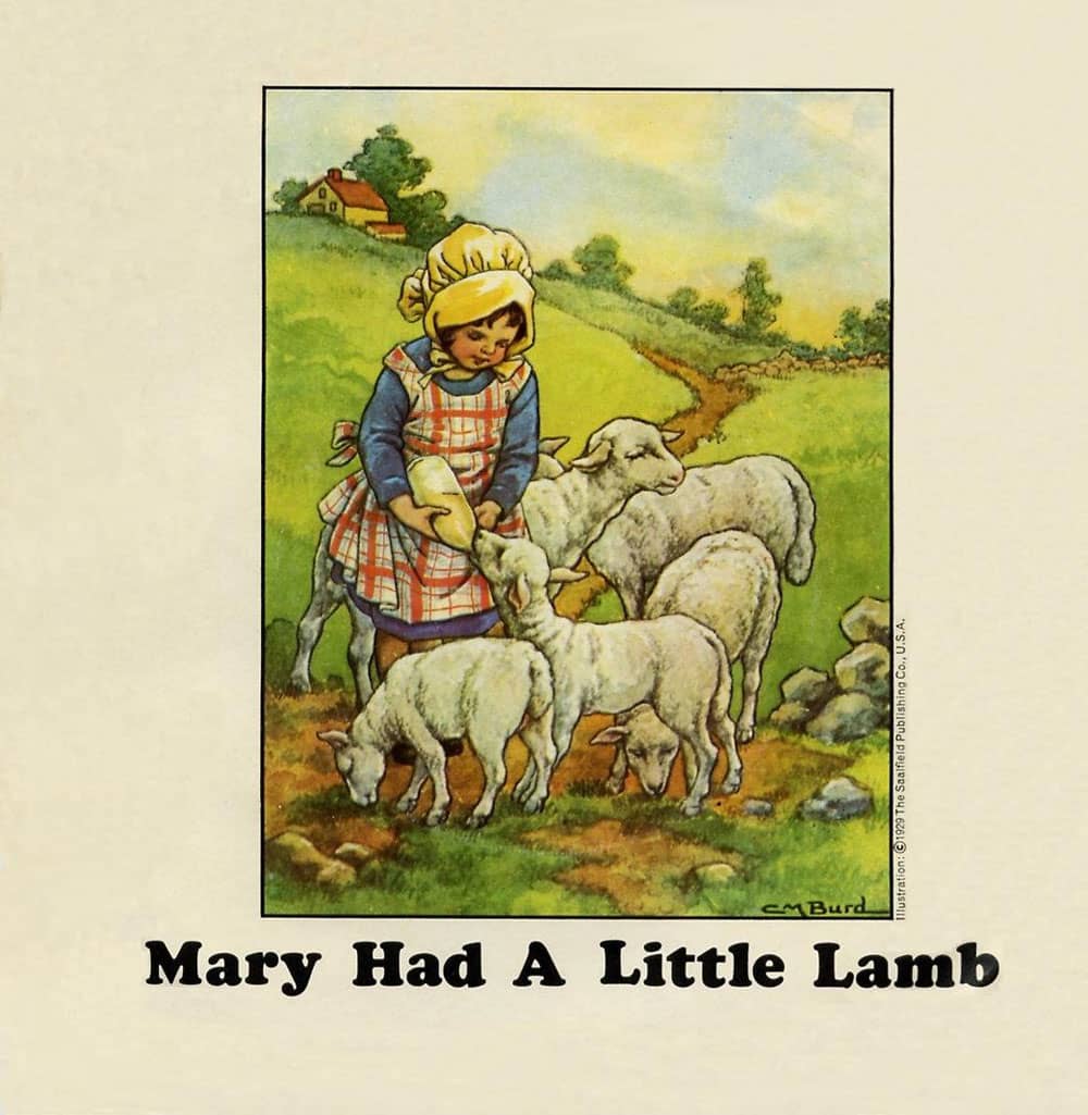 US single release: Mary Had A Little Lamb by Wings – 29 May 1972