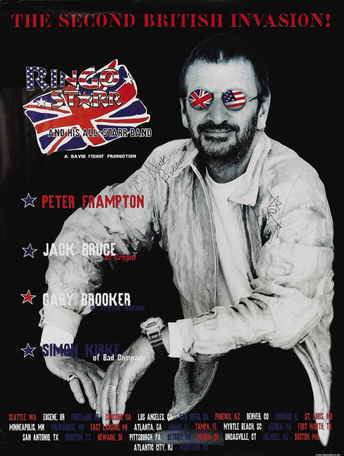 Ringo Starr and his All-Starr Band live: Rubber Bowl, Akron – 31 May 1997