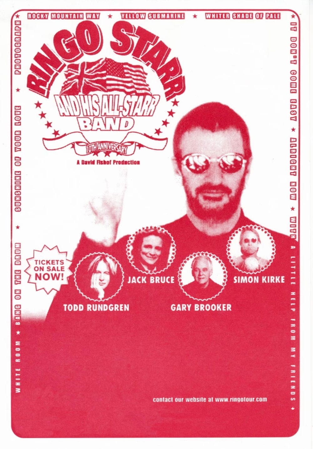 6th March 1999: Ringo Starr and His All-Starr Band Rock Konocti Harbor