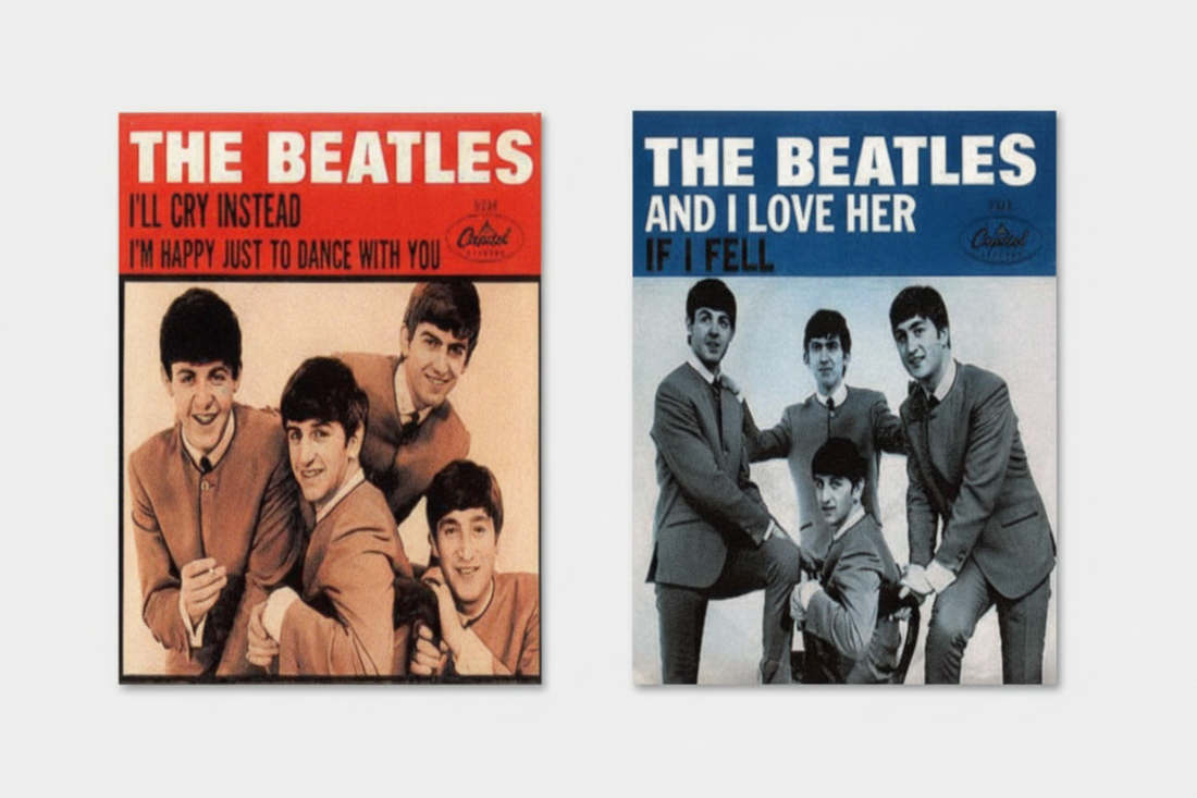 US single releases: And I Love Her / I'll Cry Instead – 20 July 1964