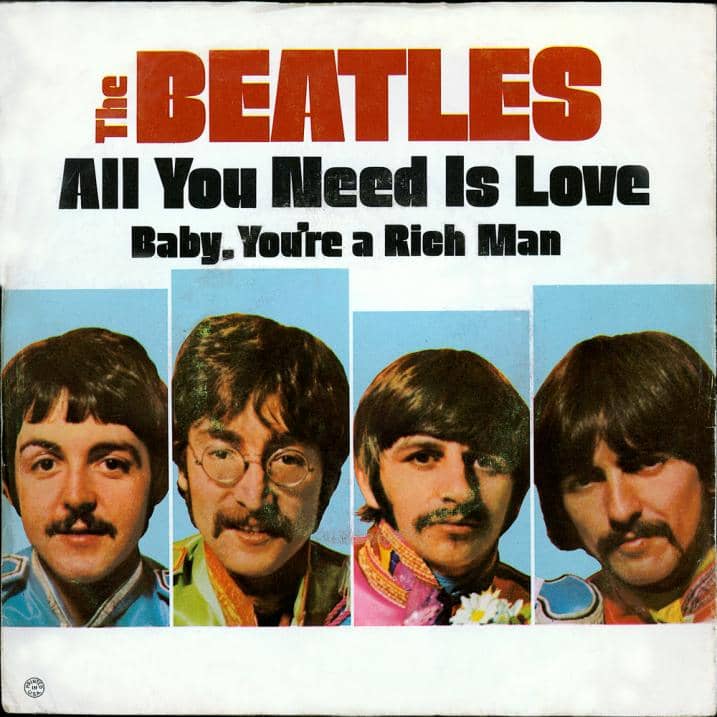 US single release: All You Need Is Love – 17 July 1967