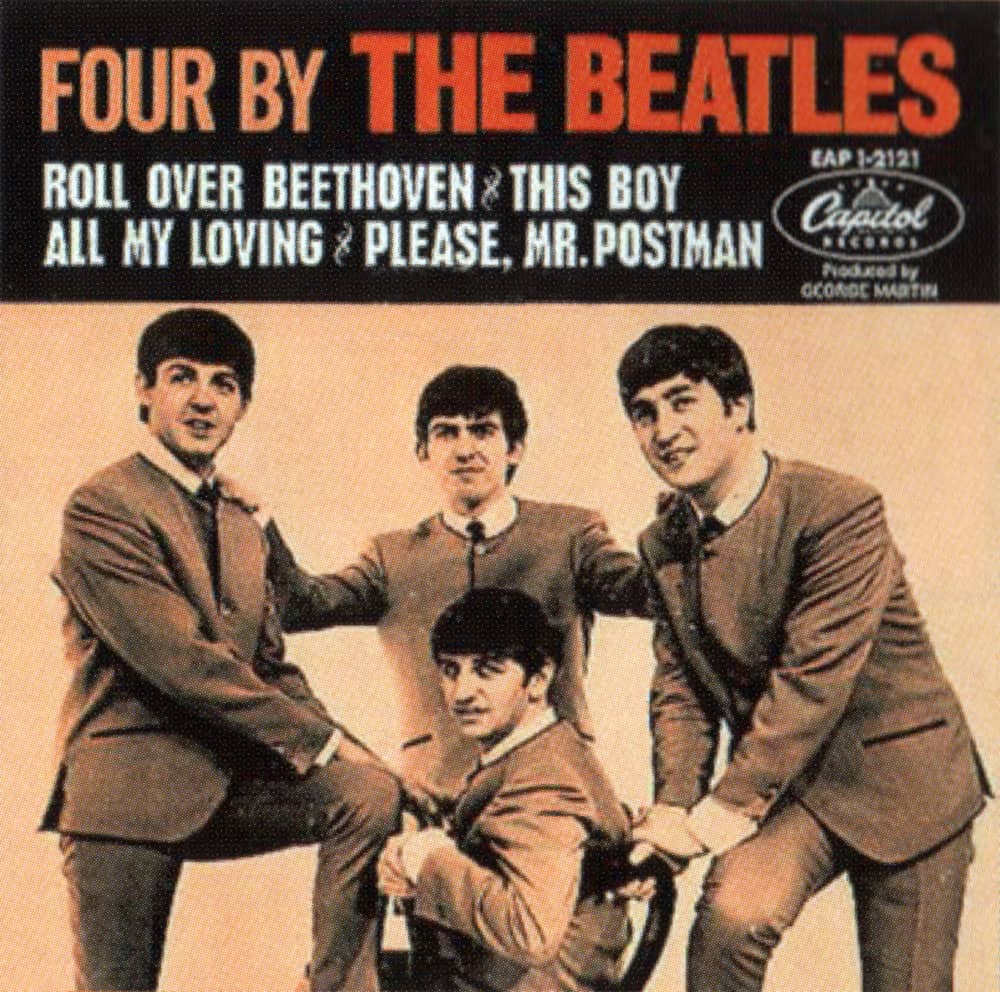 Four By The Beatles – 1964 US EP release on Capitol Records, original sleeve artwork