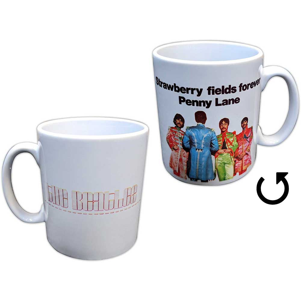 The Beatles: Strawberry Fields/Penny Lane Pepper Band Mug (White)