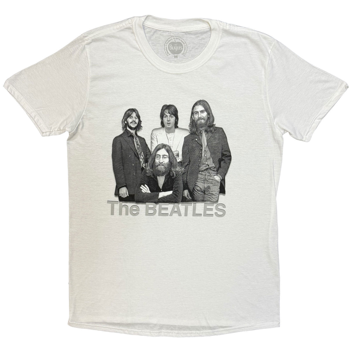 The Beatles Unisex T-Shirt: Tittenhurst Table (White)