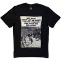 The Beatles Unisex T-Shirt: Rooftop Songs (Black)