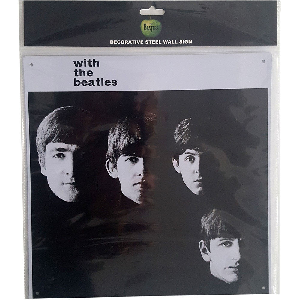 The Beatles With The Beatles Album Cover Steel Wall Sign – Official Licensed Metal Plaque