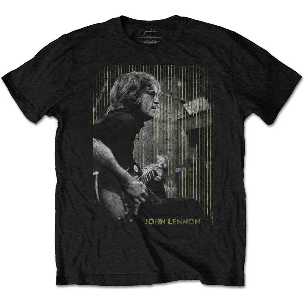 John Lennon: Gibson Unisex T-Shirt (Black)