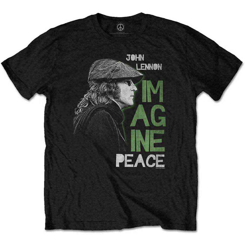 John Lennon: Imagine Peace Unisex T-Shirt (Black)