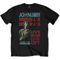 John Lennon: Live In New York City Unisex T-Shirt (Black)