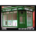 The Beatles: Penny Lane Chippy Postcard