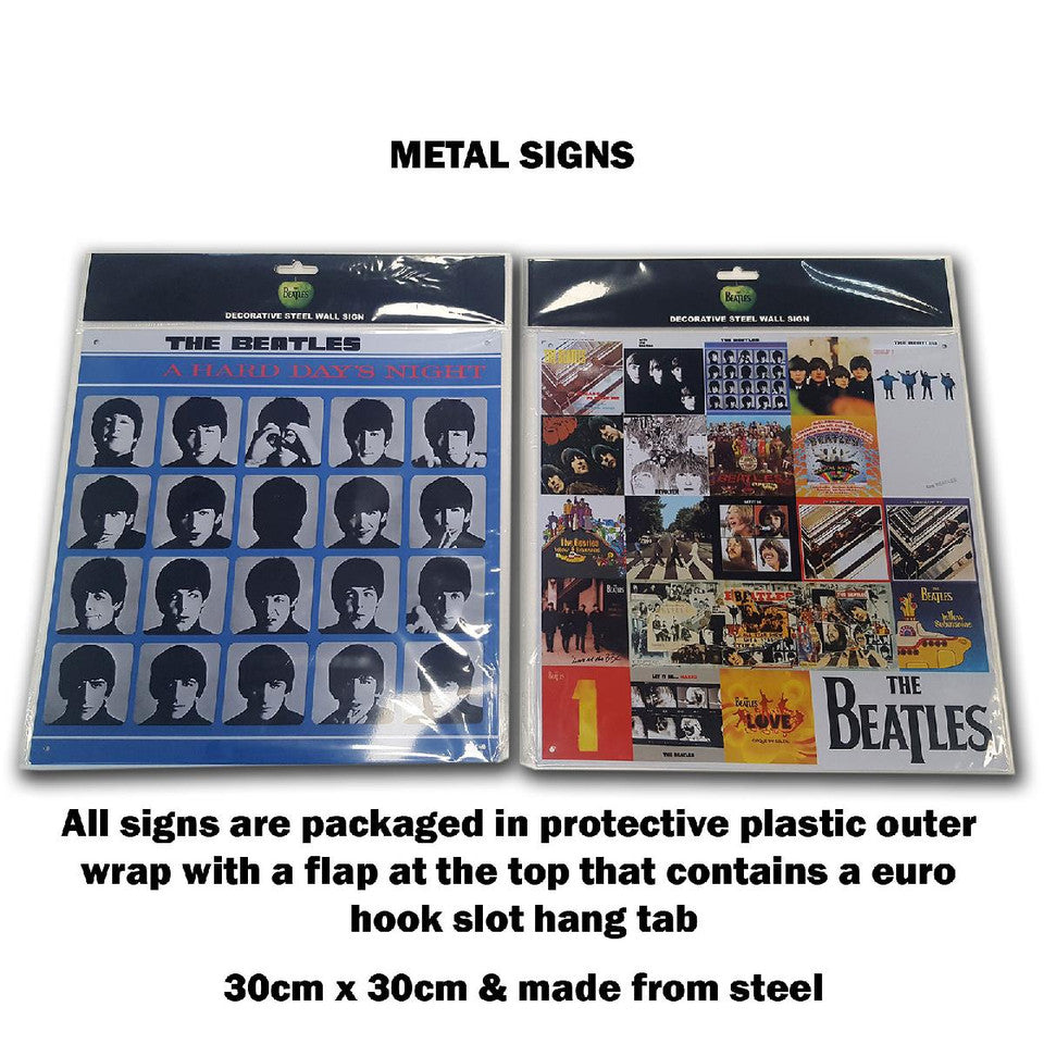 The Beatles With The Beatles Album Cover Steel Wall Sign – Official Licensed Metal Plaque