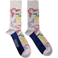 Paul McCartney: Wings Logos Unisex Ankle Socks (White) (UK Size 7 - 11)