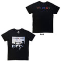 Paul McCartney: London Town Unisex T-Shirt (Black) (Back Print)