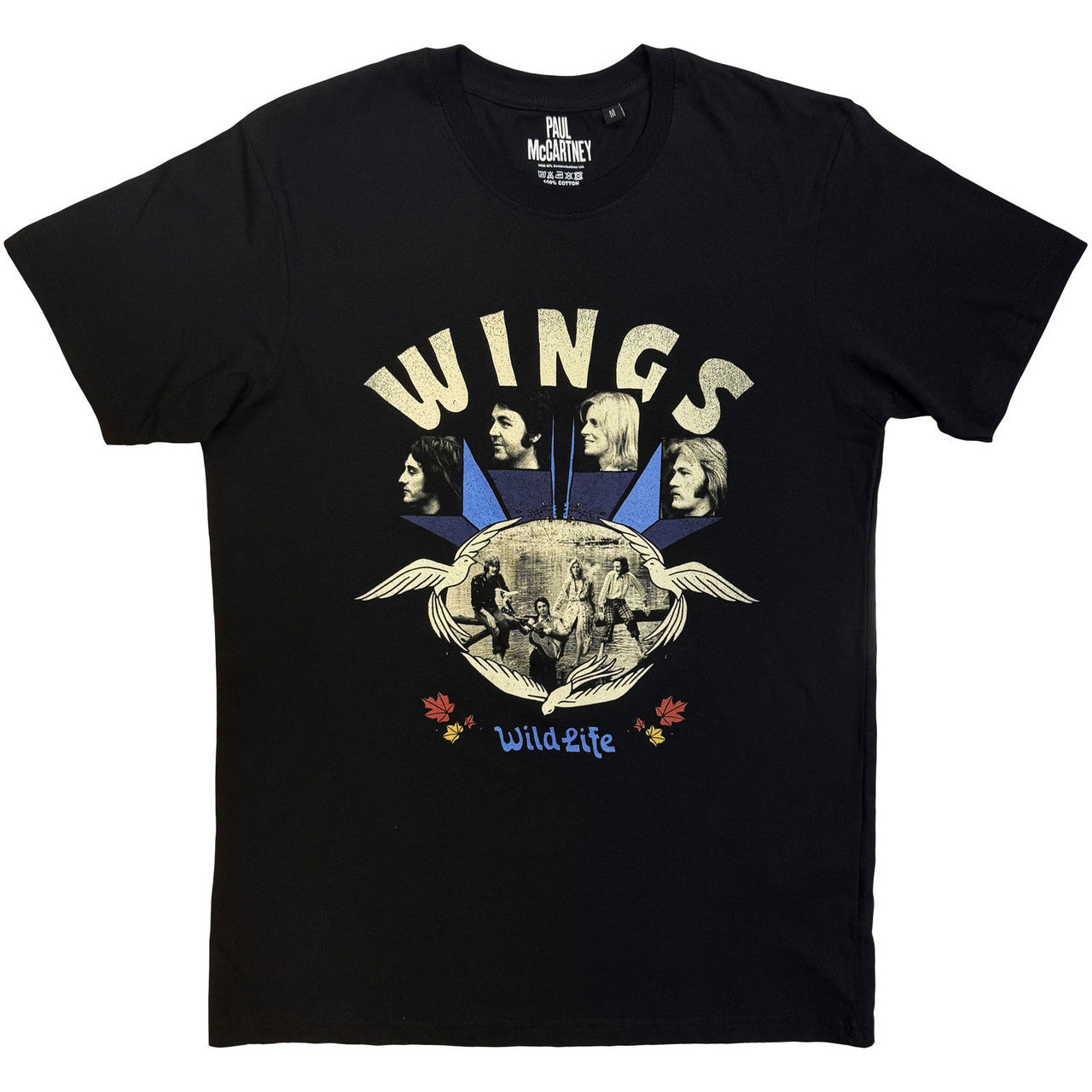 Paul McCartney: Wildlife Unisex T-Shirt (Black)
