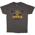 Paul McCartney: Wings Over America '76 Unisex T-Shirt (Charcoal Grey)