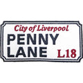 The Beatles: Penny Lane Liverpool Sign Patch