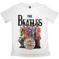 The Beatles: Sgt Pepper Ladies T-Shirt (White)