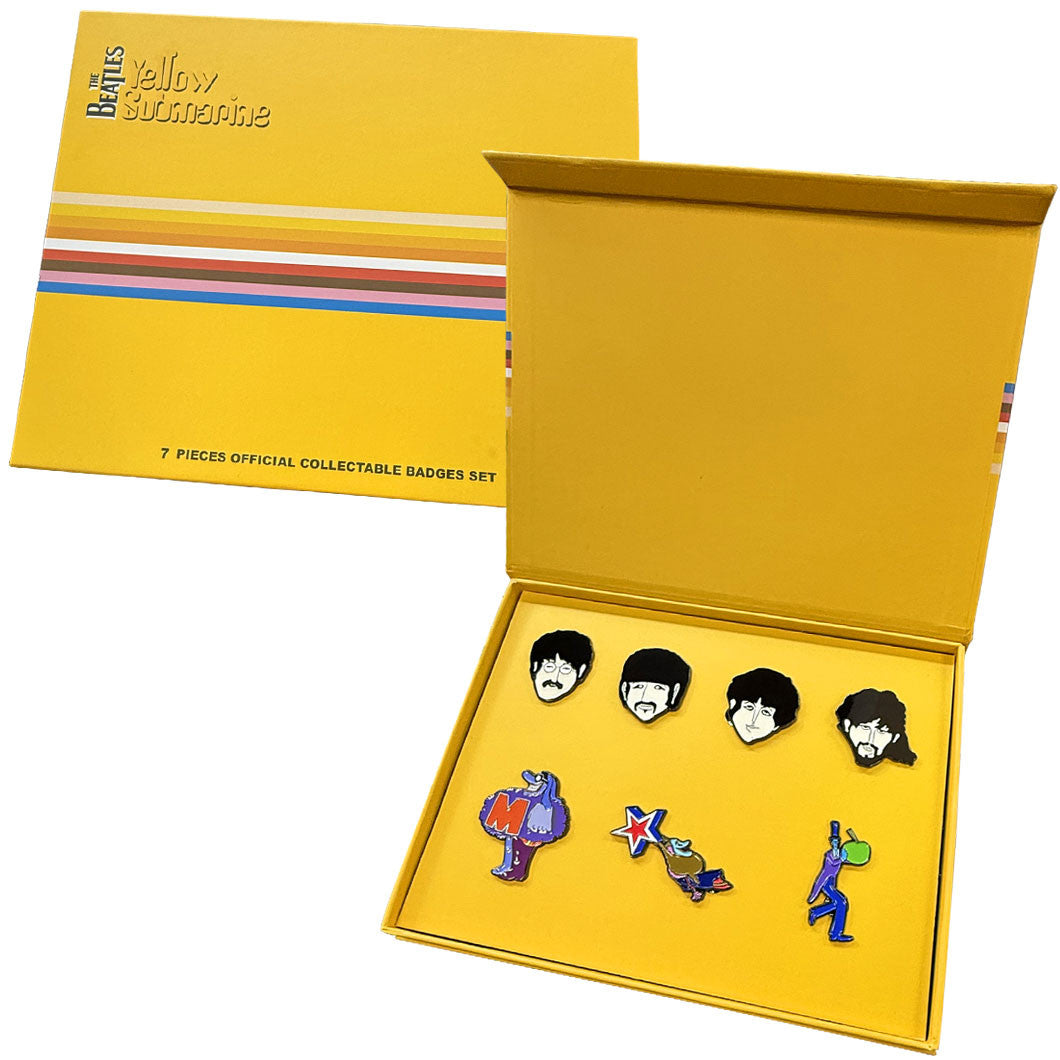 The Beatles: Yellow Sub Pin badge Set | Mini Characters Set