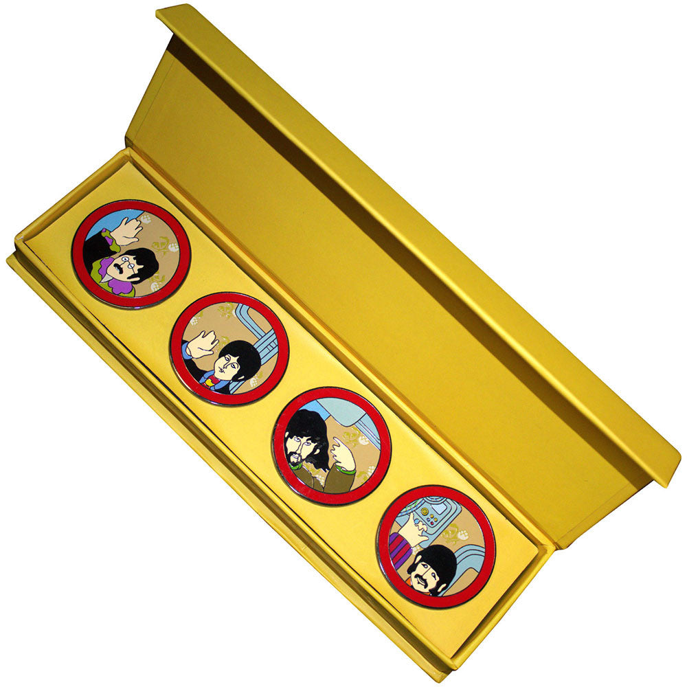 The Beatles: Yellow Sub Portholes P{in Badge Set
