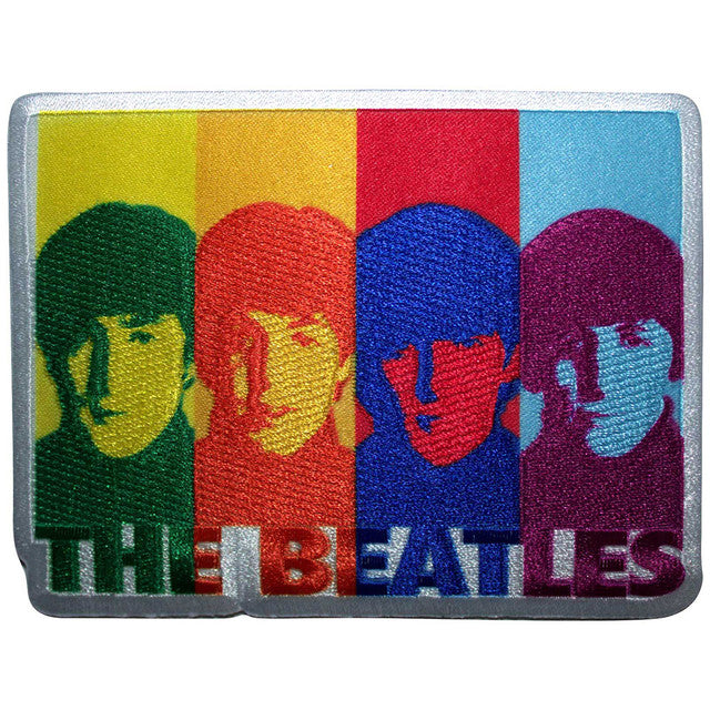 The Beatles: Coloured Headshots Patch