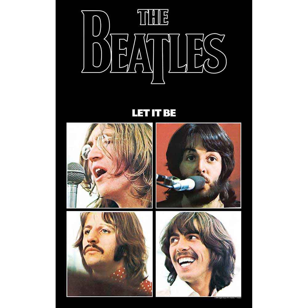 The beatles: Let It Be Textile Poster